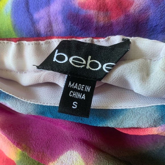 Bebe Floral One Shoulder Blouse - Picture 4 of 6